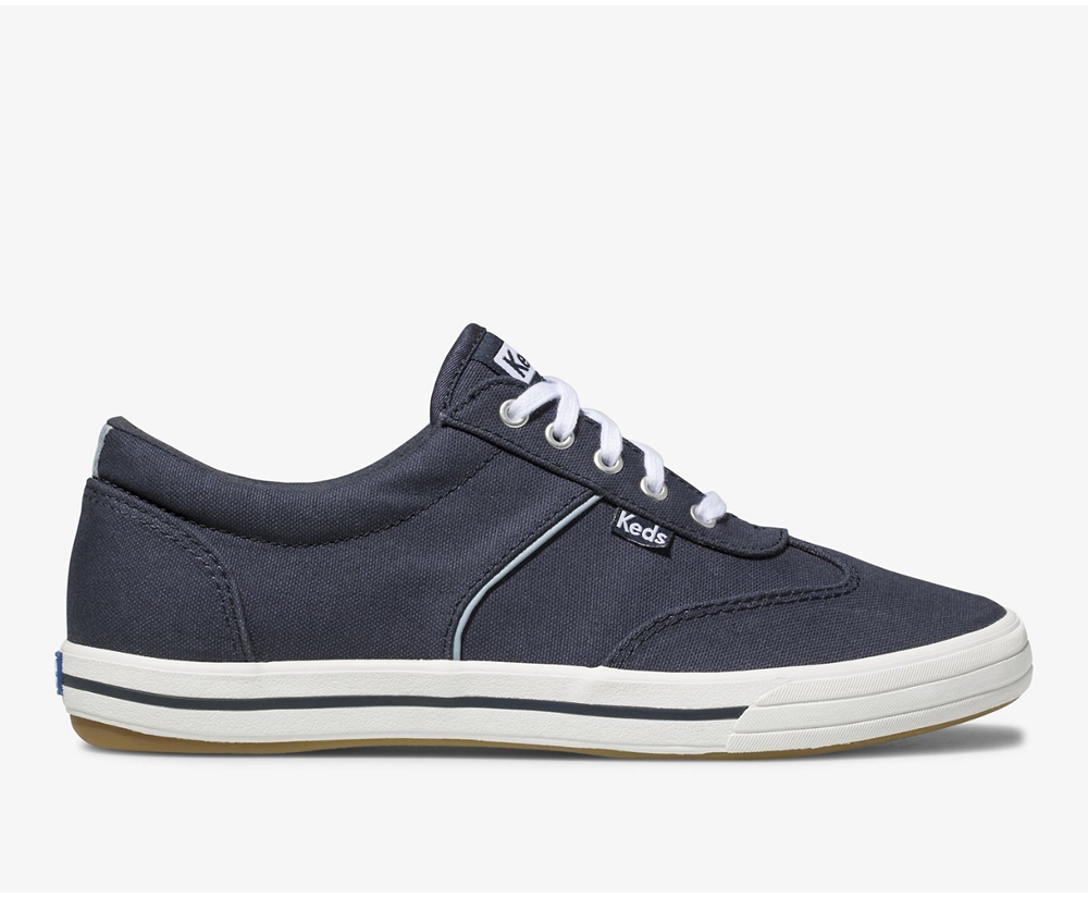 Keds Sneakers Navy - Courty - Womens FTIPZG-519